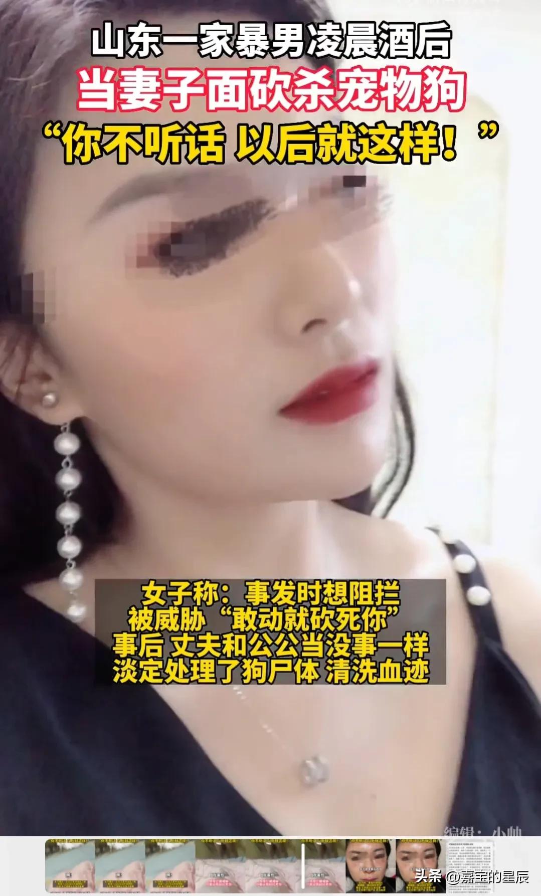 山东菏泽女子爆丈夫家暴柯基狗被当面砍死视频,家属领导要求撤销