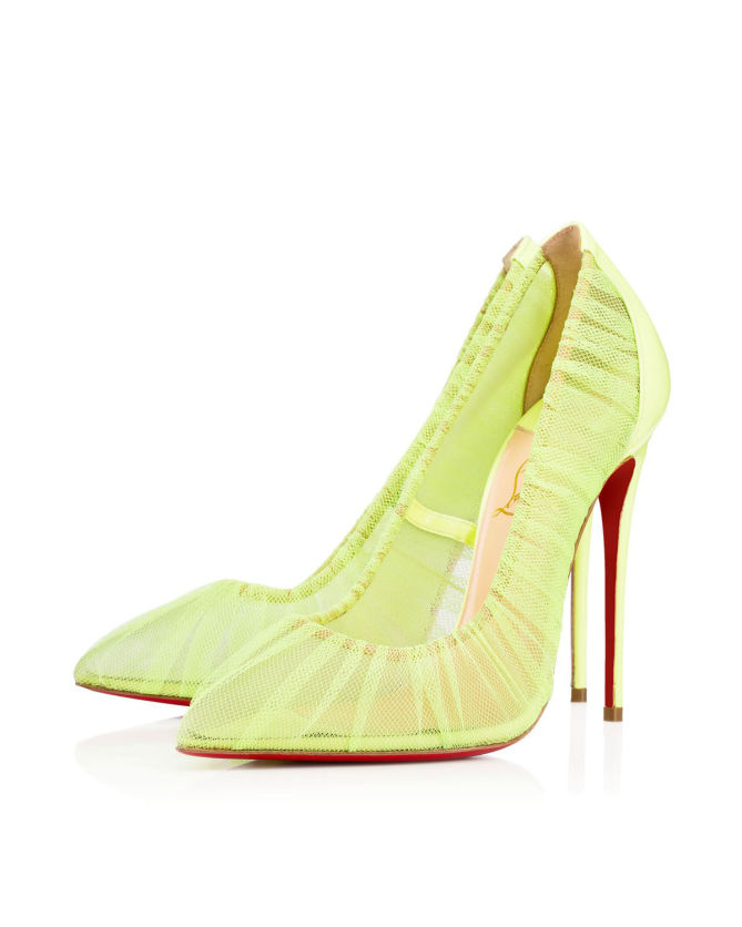christian louboutin绒面高跟鞋 (christian louboutin芭蕾高跟鞋)