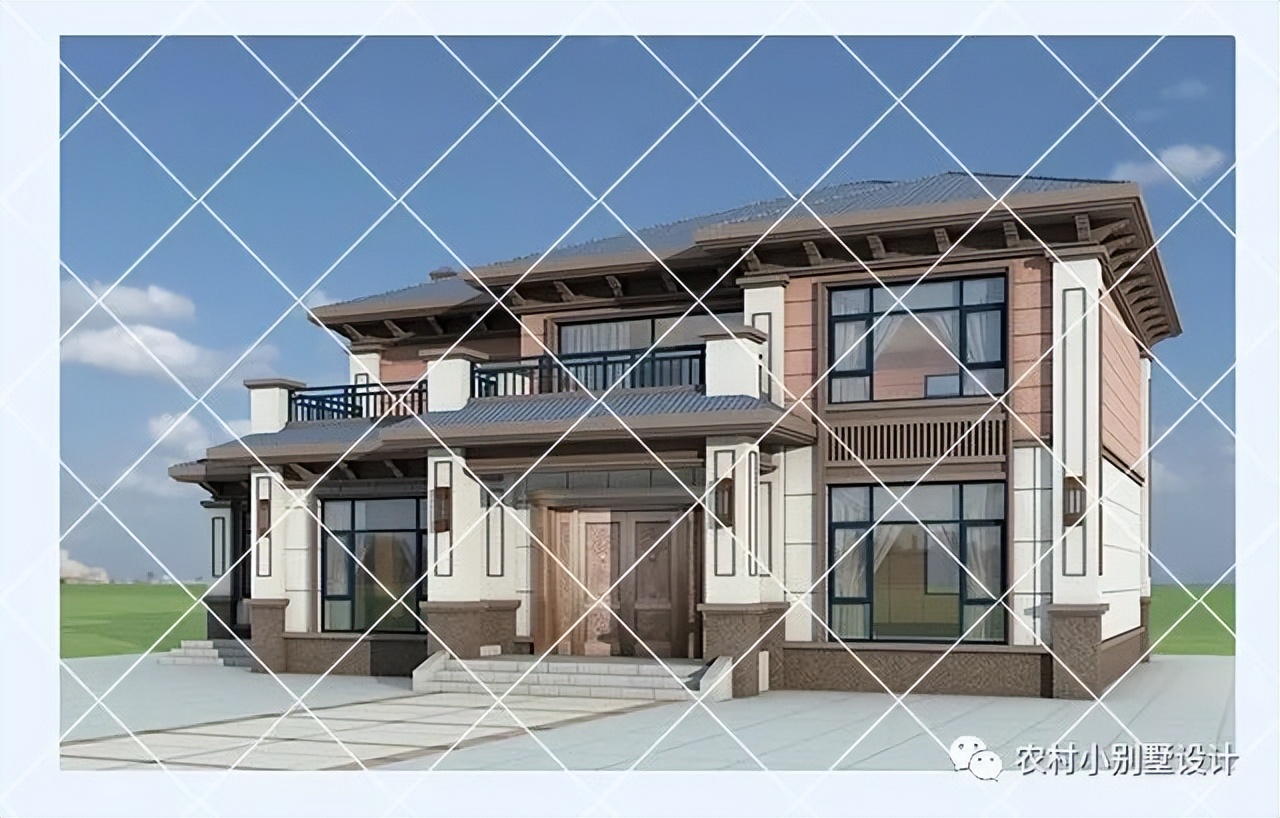 农村自建别墅带柴火灶设计,农村带堂屋柴火灶三层别墅实拍图