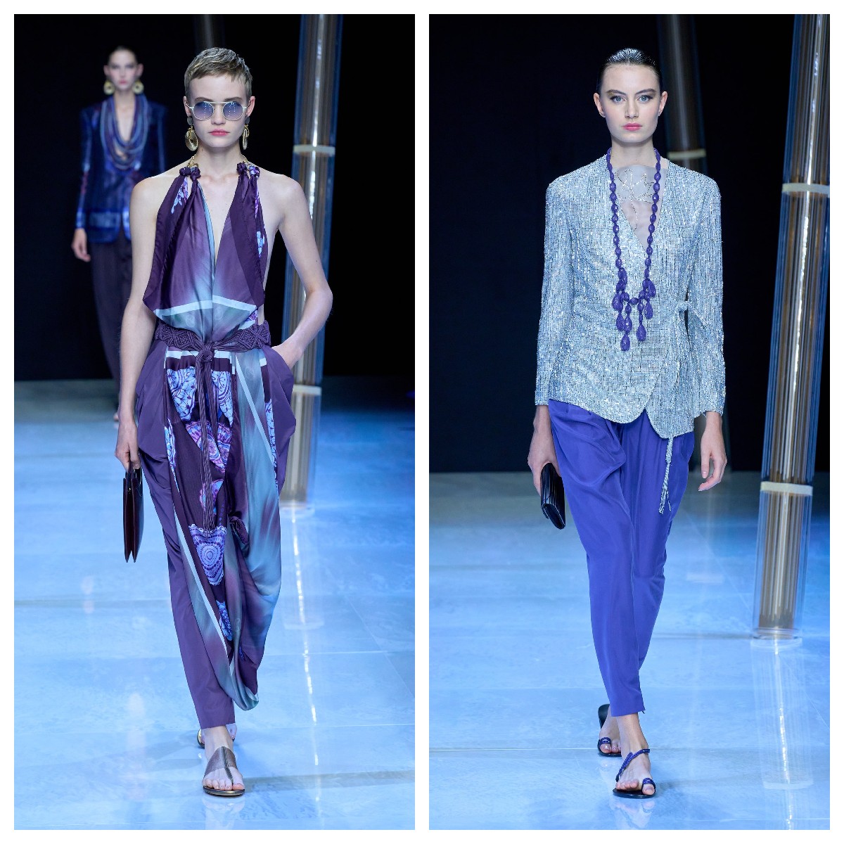 巴黎时装周2023秋冬阿玛尼,阿玛尼armani2022秋冬米兰时装周