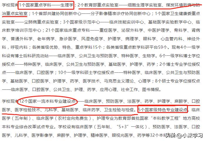 山西医科大学：高校排名山西第三，仅次于太原理工大学、山西大学