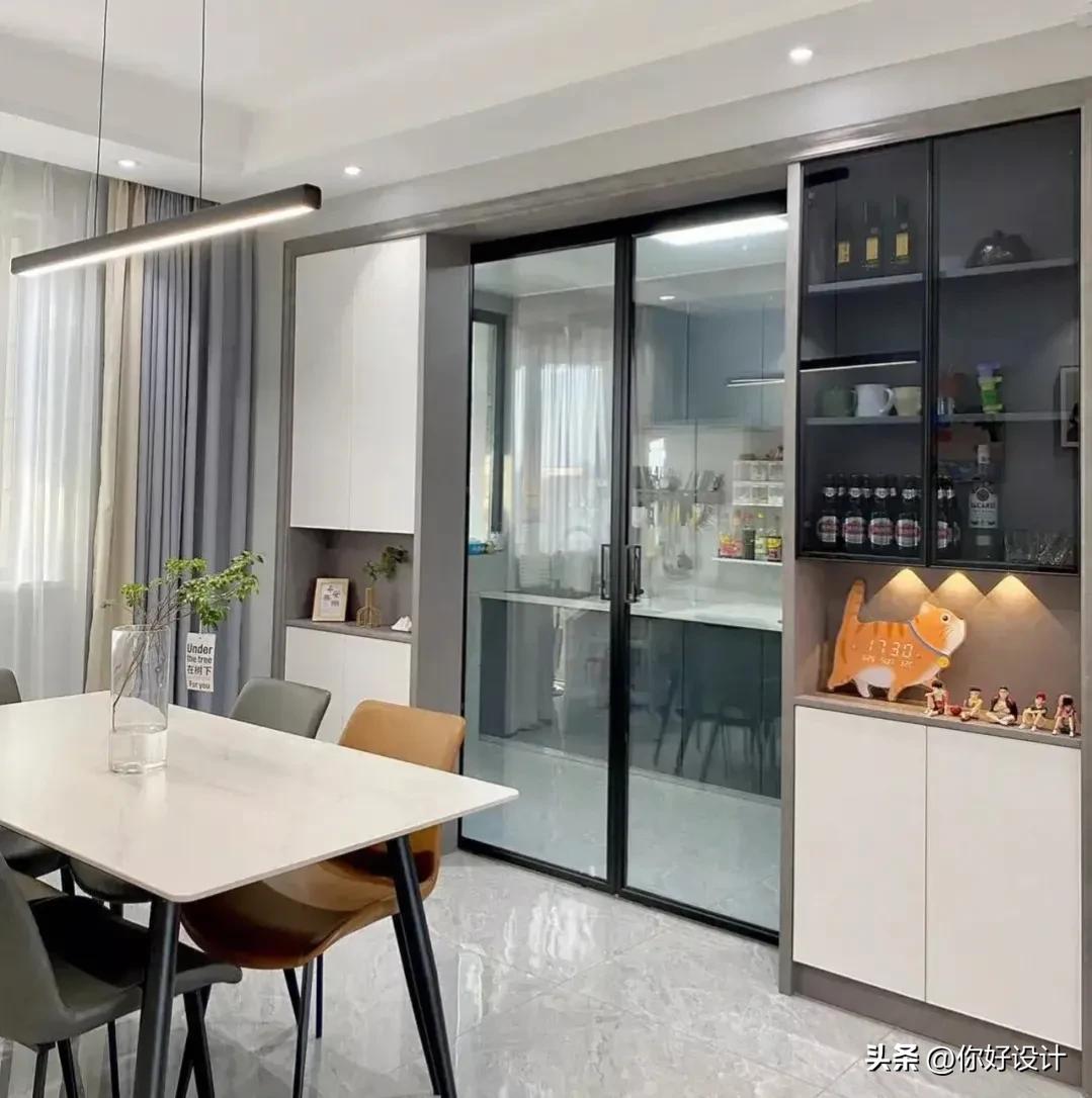 厨房隐形隔断门价格,二十公分厨房隔断柜