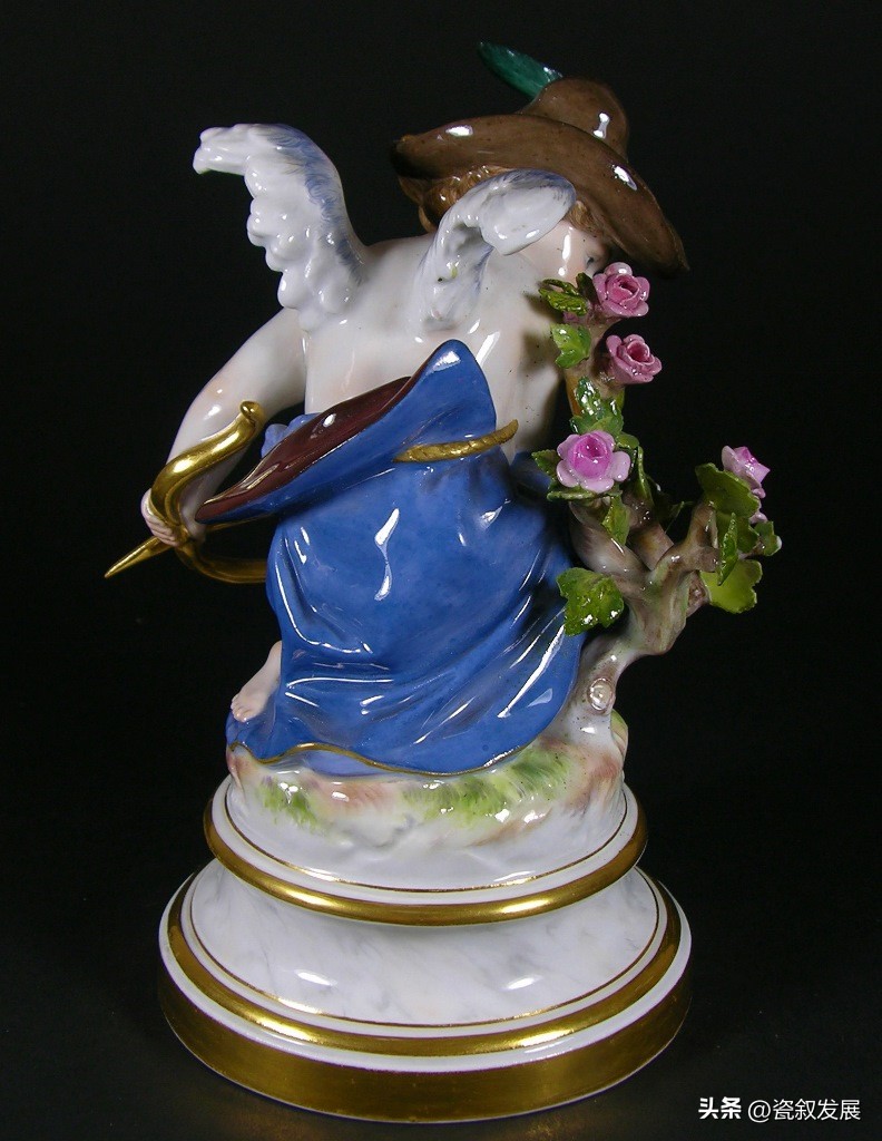 欧洲瓷器之祖-梅森Meissen制瓷厂-爱神丘比特“爱”主题瓷塑（1）