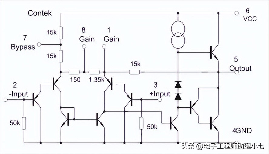 lm386音频放大电路图讲解,lm386音频功放电路工作原理