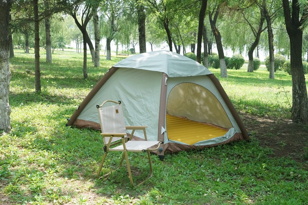 露营快速充气多功能全自动帐篷,充气帐篷户外露营2室一厅