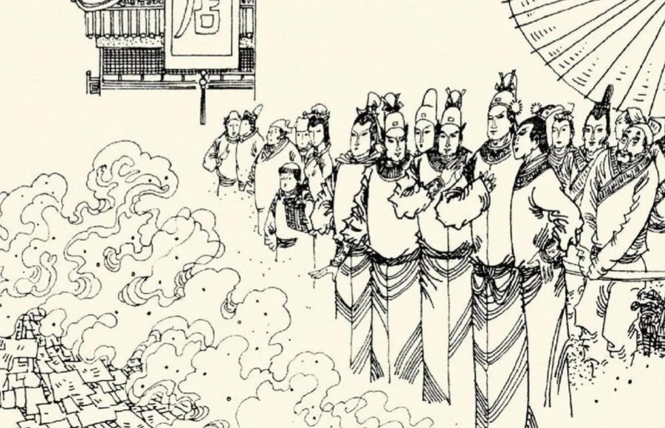 无能昏君要斩包公，一见八贤王拿出打王金锏，仁宗赶紧跪地求饶