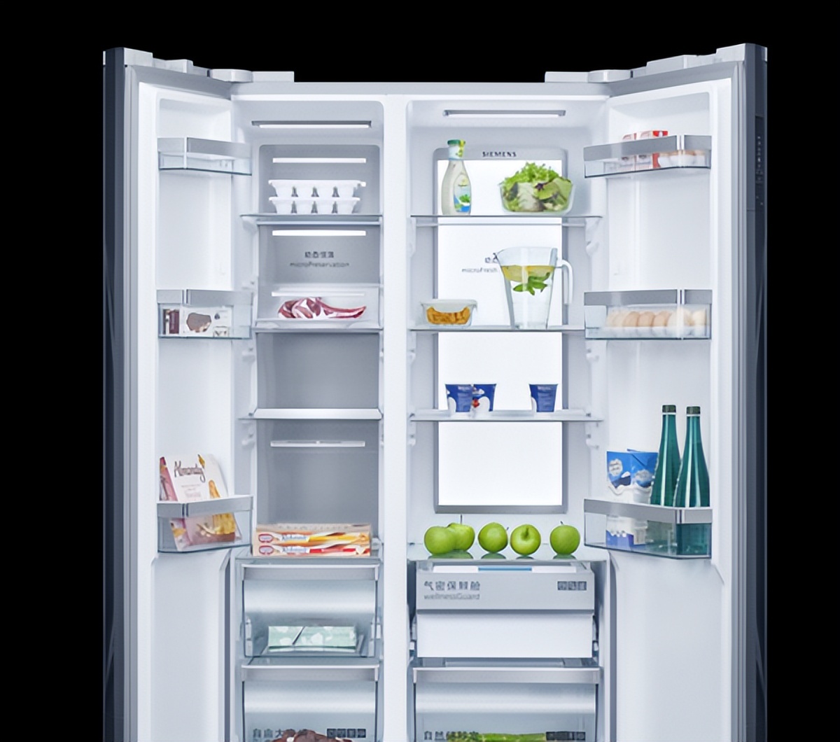 西门子冰箱功能介绍,西门子冰箱型号图解