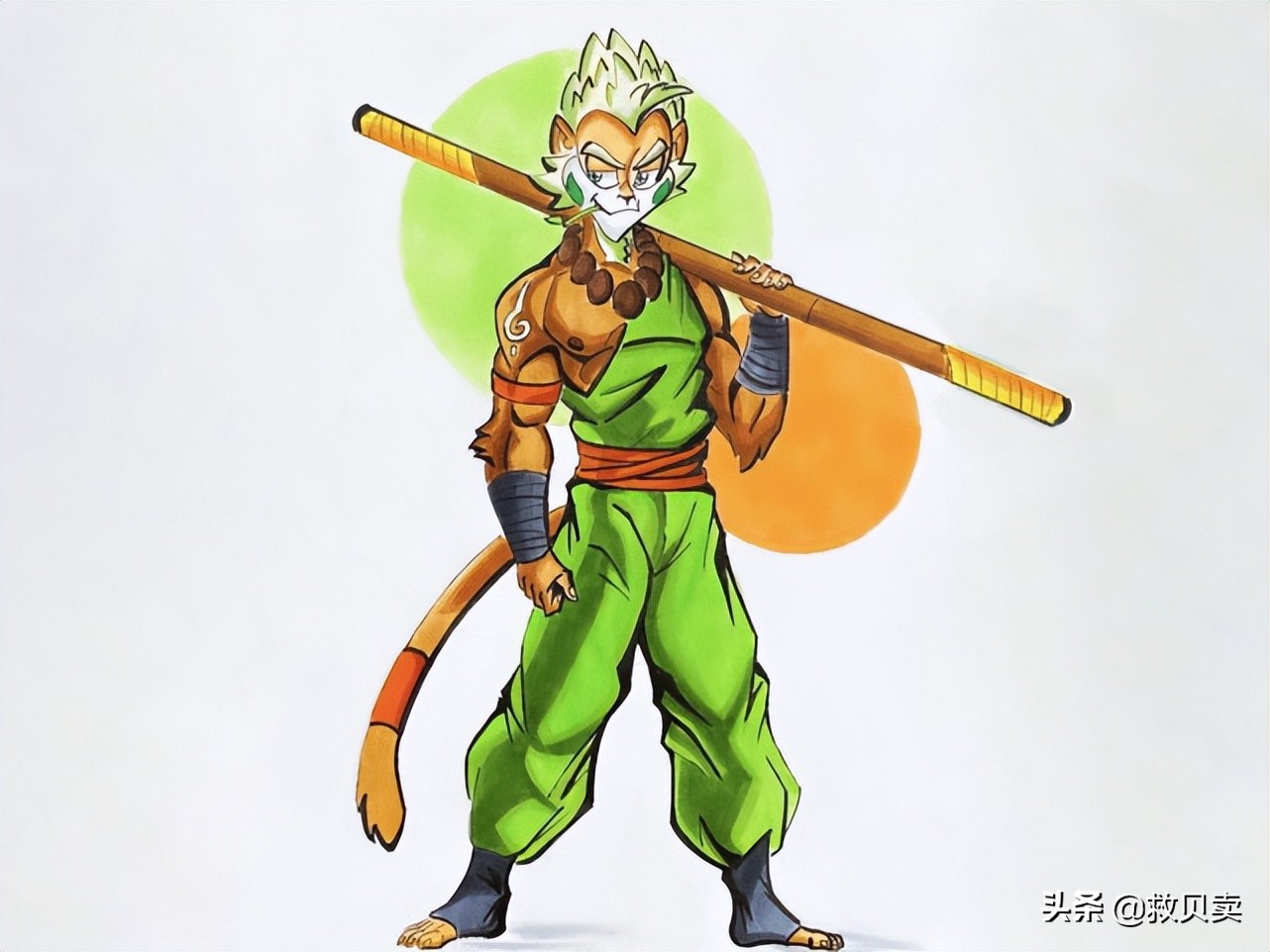 孙悟空的超一形态该怎么画,孙悟空真正的画法