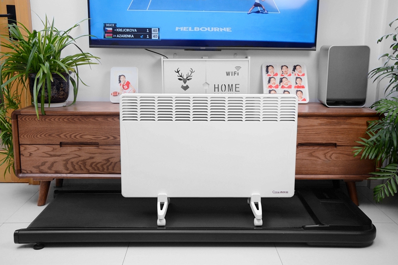 带火焰电暖风取暖器测评,变频电暖器全屋取暖神器2200w