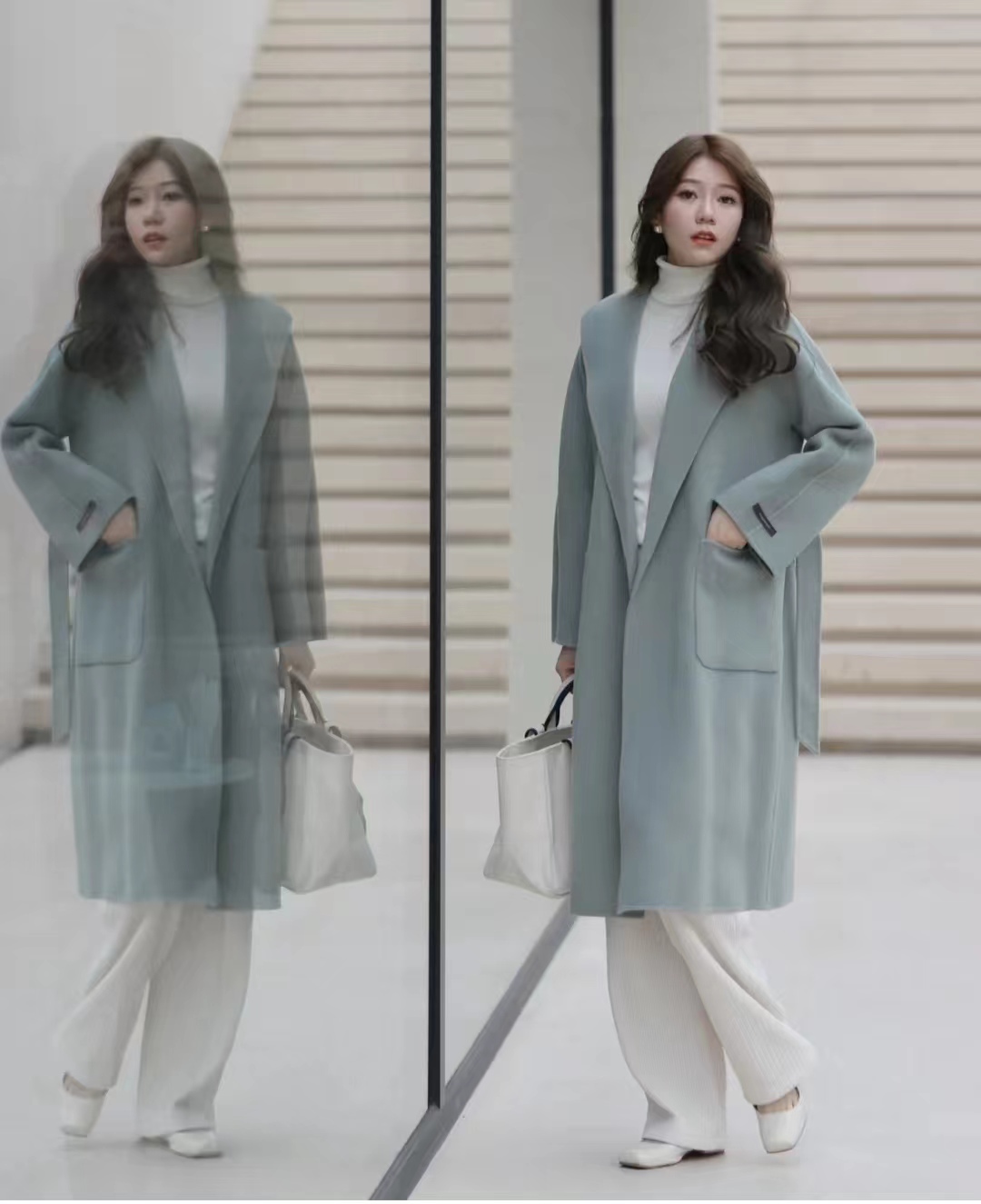 大衣30种穿搭方法,秋冬实用保暖大衣穿搭图片