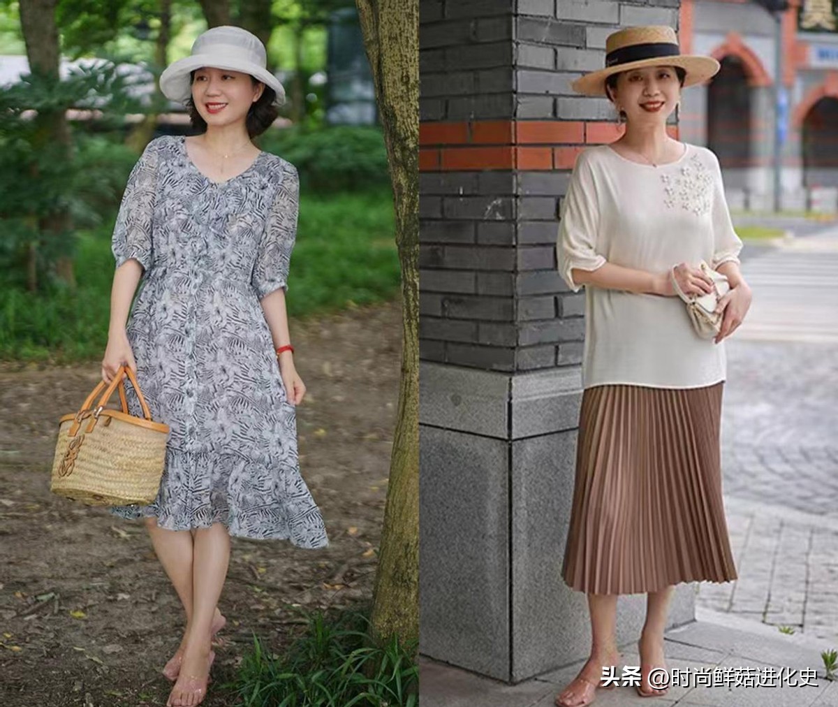 夏季出镜率超高的迷笛裙,迷笛裙粉色