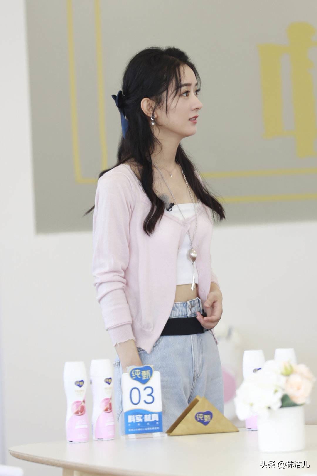 赵丽颖同款半扎发发型扎法,扎发教程简单好看赵丽颖同款发型