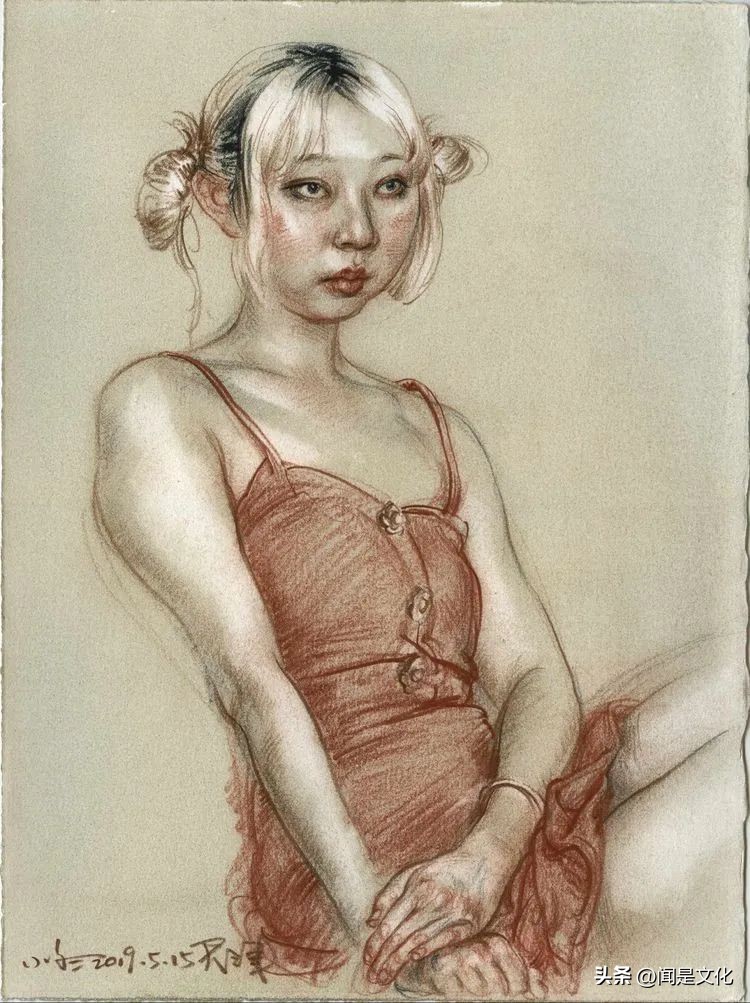 天津美院教授于小冬速写,于小冬美院速写图文