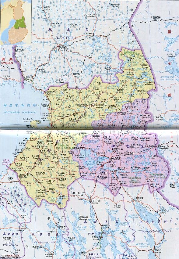 世界旅游地理视频,芬兰北极圈旅游地图