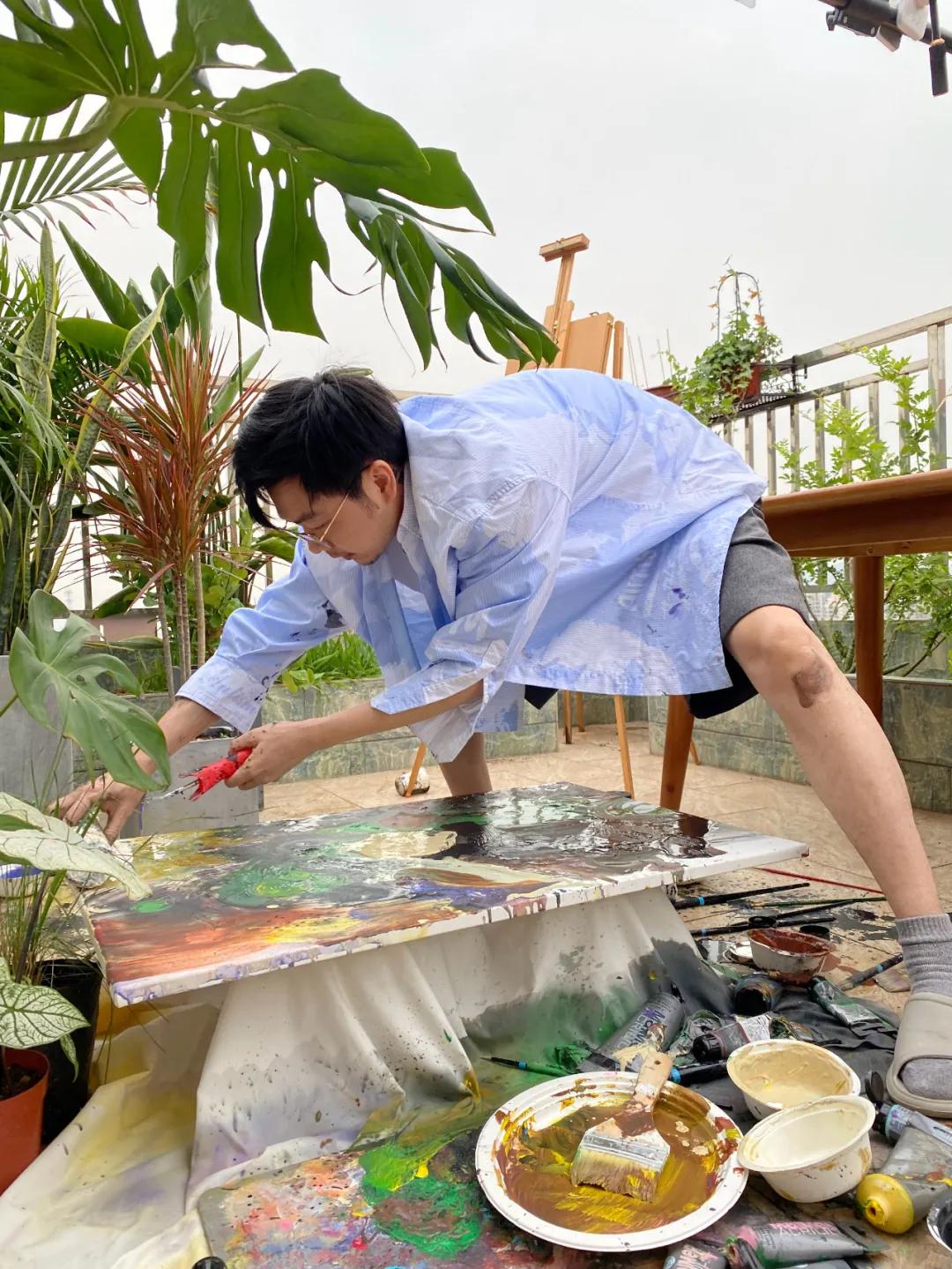 他是抖音水彩第一人，画面充满水墨意境，质感优秀！150万人盛赞