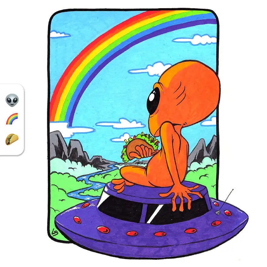 法国插画师魔改emoji爆火外网！惊艳网友：大神没有创作瓶颈吗…