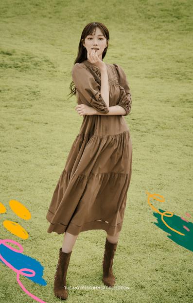 韩国李圣经穿的裙子,李圣经韩国时装周