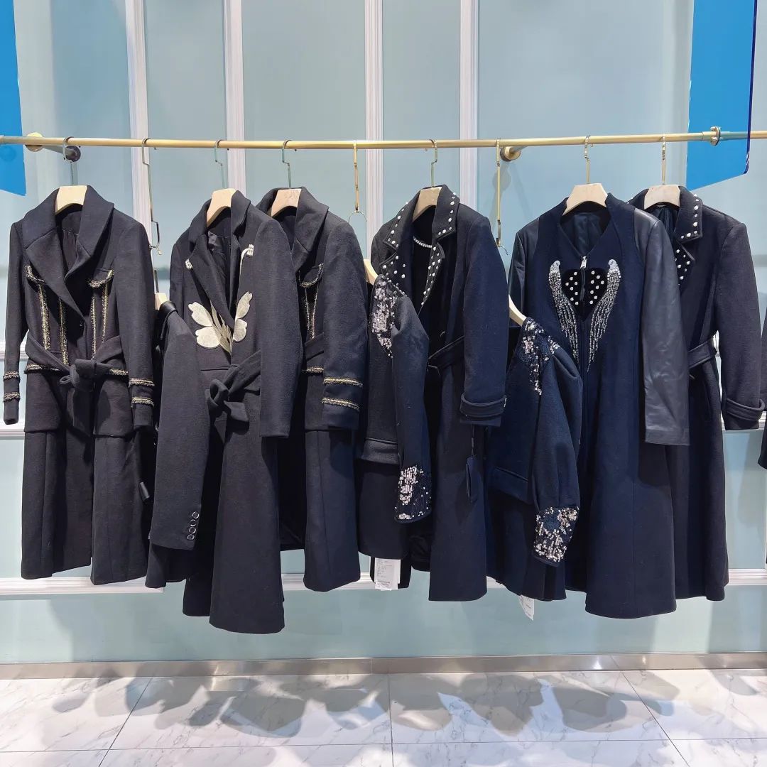 ck时尚女装嘻哈街头风大衣米黄色,ck女装高端双面呢大衣99