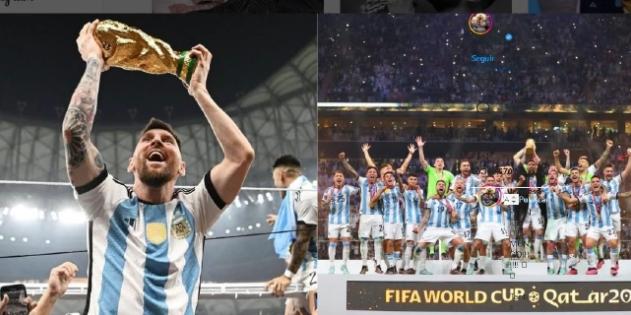 卡塔尔世界杯梅西夺冠瞬间,卡塔尔世界杯梅西封神之路