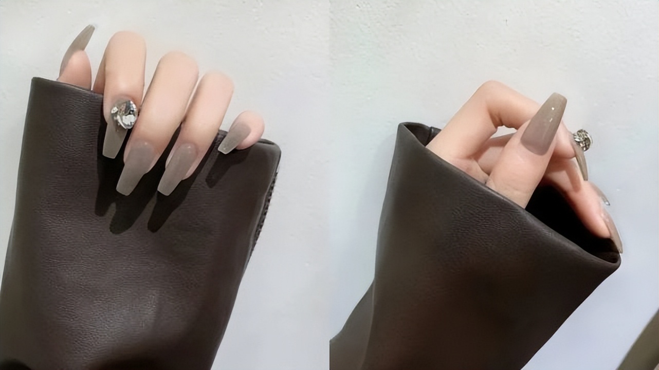 十月美甲推荐色,十月美甲款式短甲