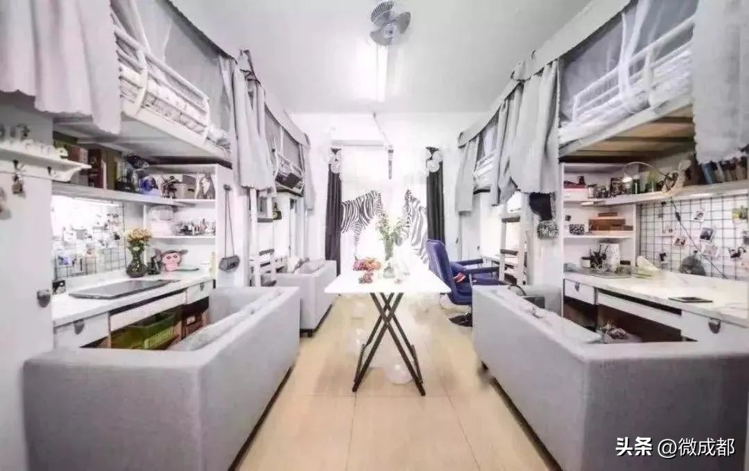 成都公办大学好看的宿舍,成都哪些大学宿舍好