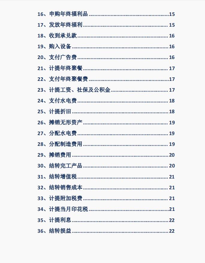 工业会计做账全套详细流程,从入门到精通工业企业会计做账