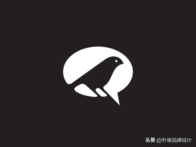 金鼠logo设计创意,麻雀图案logo设计理念