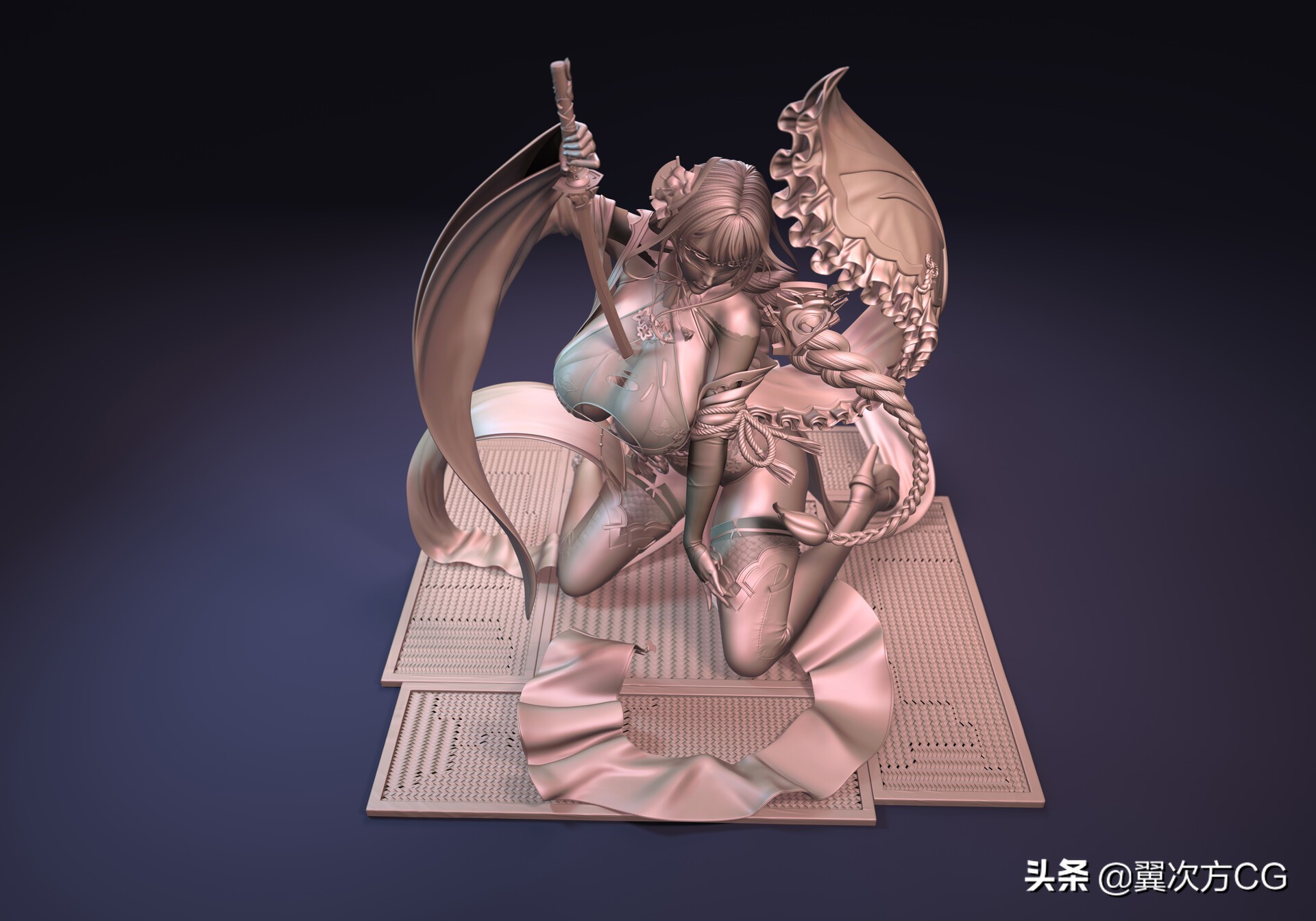 翼次方线下实体班学员白模作品图更-20220616