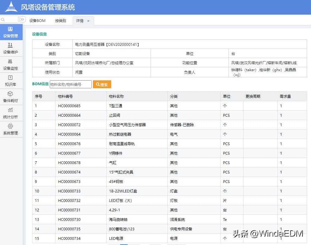 设备备品备件管理,设备管理备件库存管理
