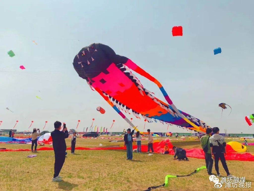 潍坊风筝会大咖云集开幕,潍坊风筝会开幕晚会