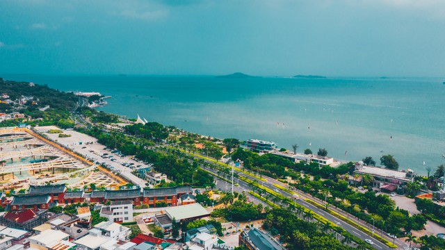 厦门第一座海滨城市,厦门沿海城市全景