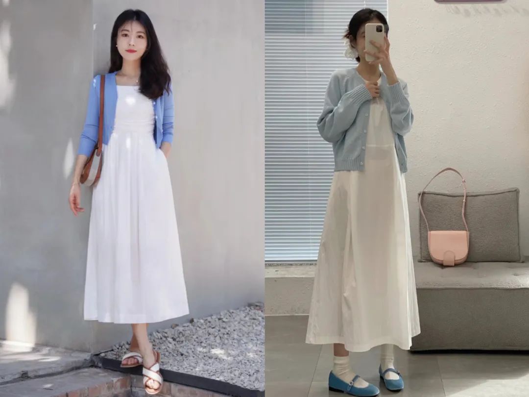 蓝白穿搭真的百看不厌,夏天蓝白格子衫配什么短裤好看