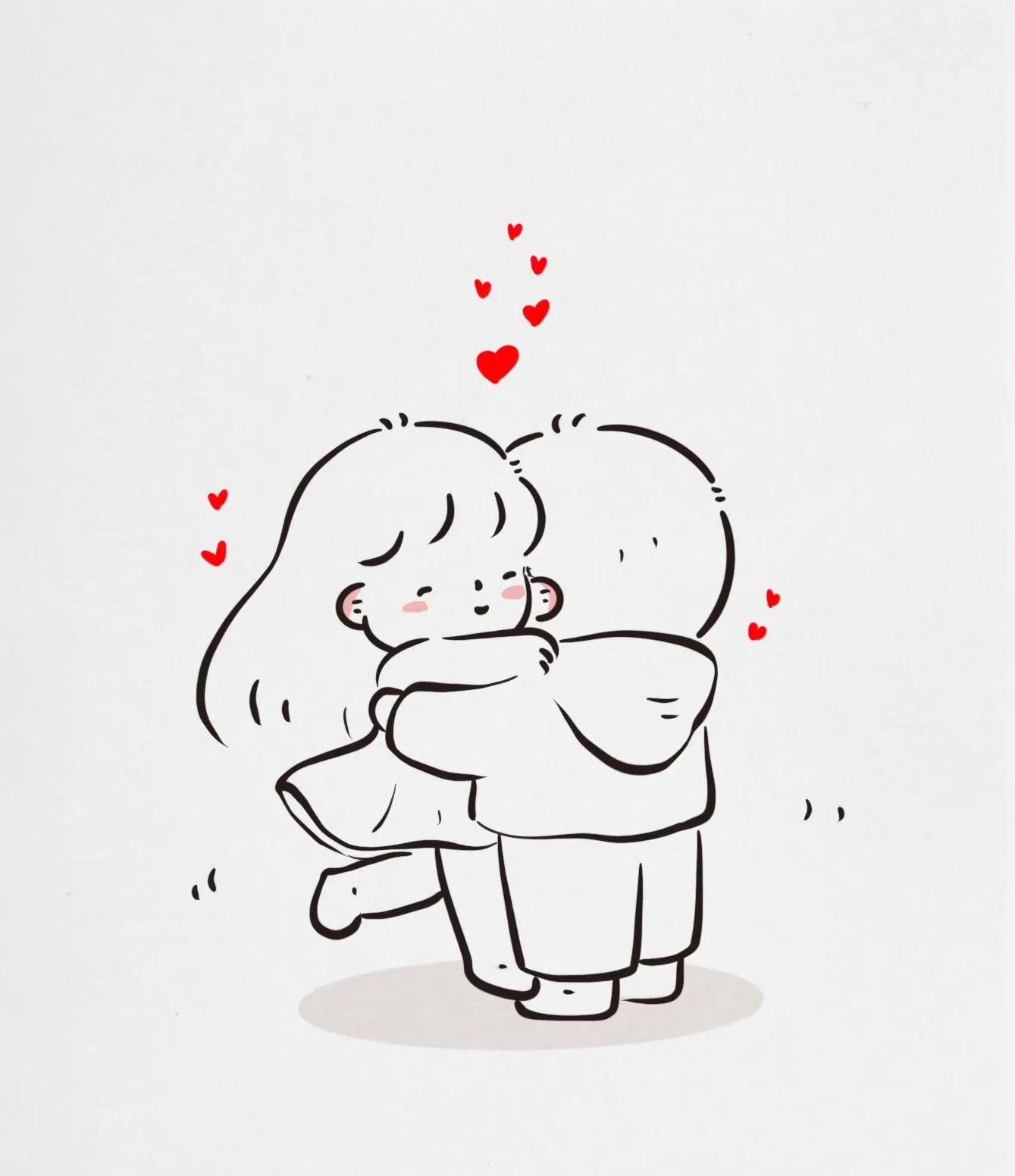 情侣头像爱情简单干净,双向奔赴的头像