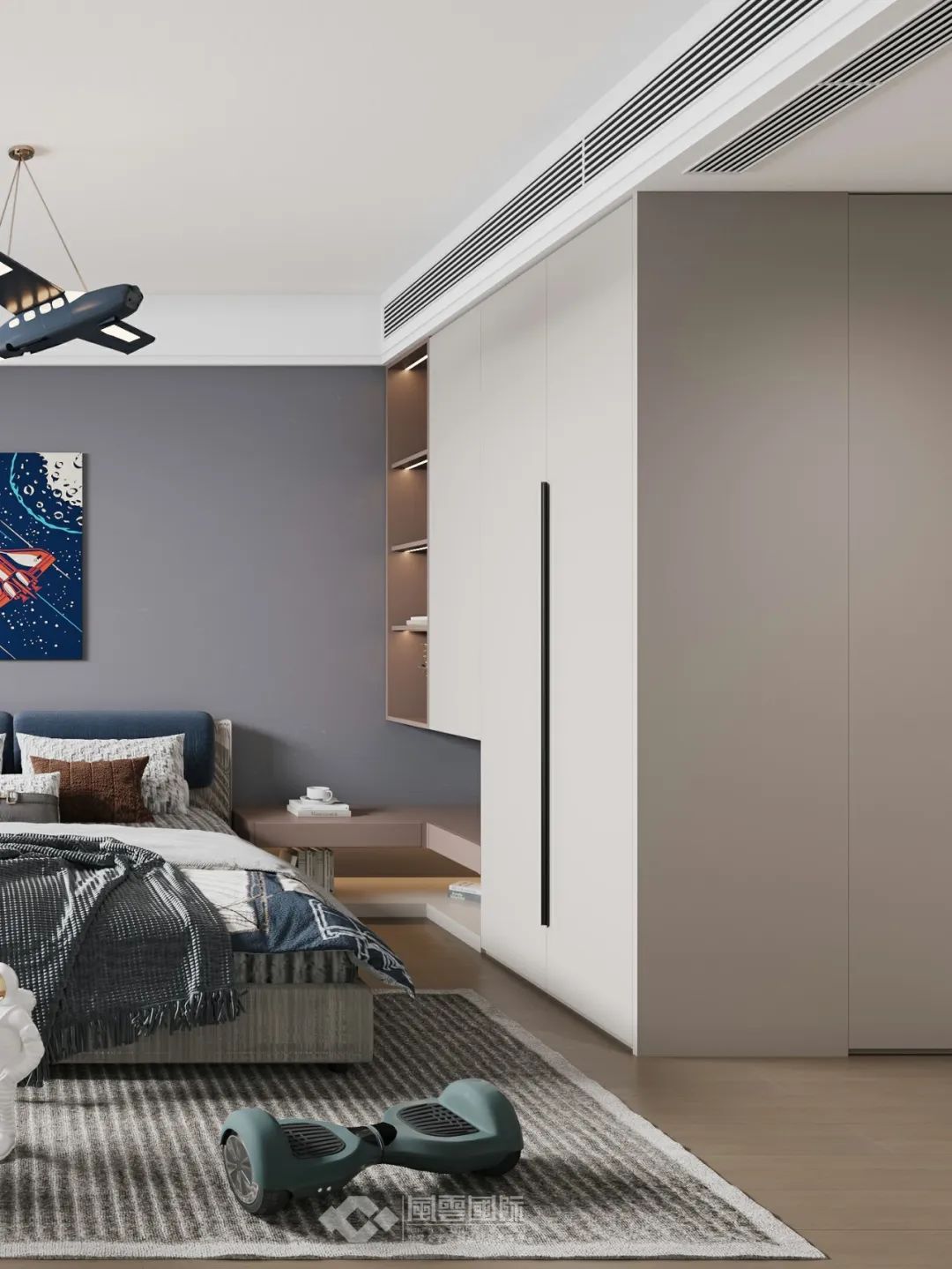 130m现代风打造年轻人梦想中的家,180m现代轻奢一进门就惊艳