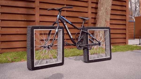 自行车轮胎改装全过程,史上最牛自行车轮胎