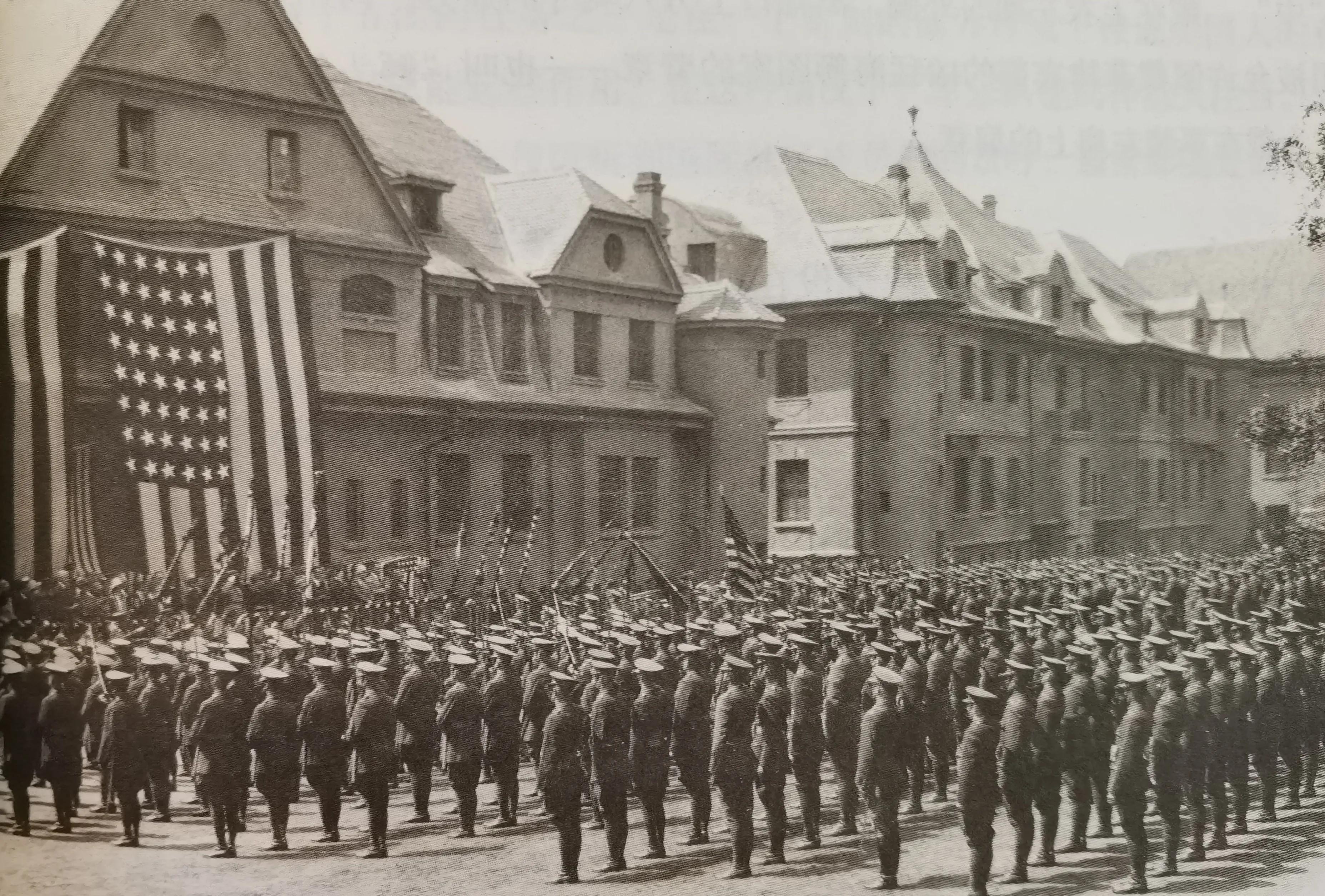 天津原意大利兵营,天津美国兵营老照片