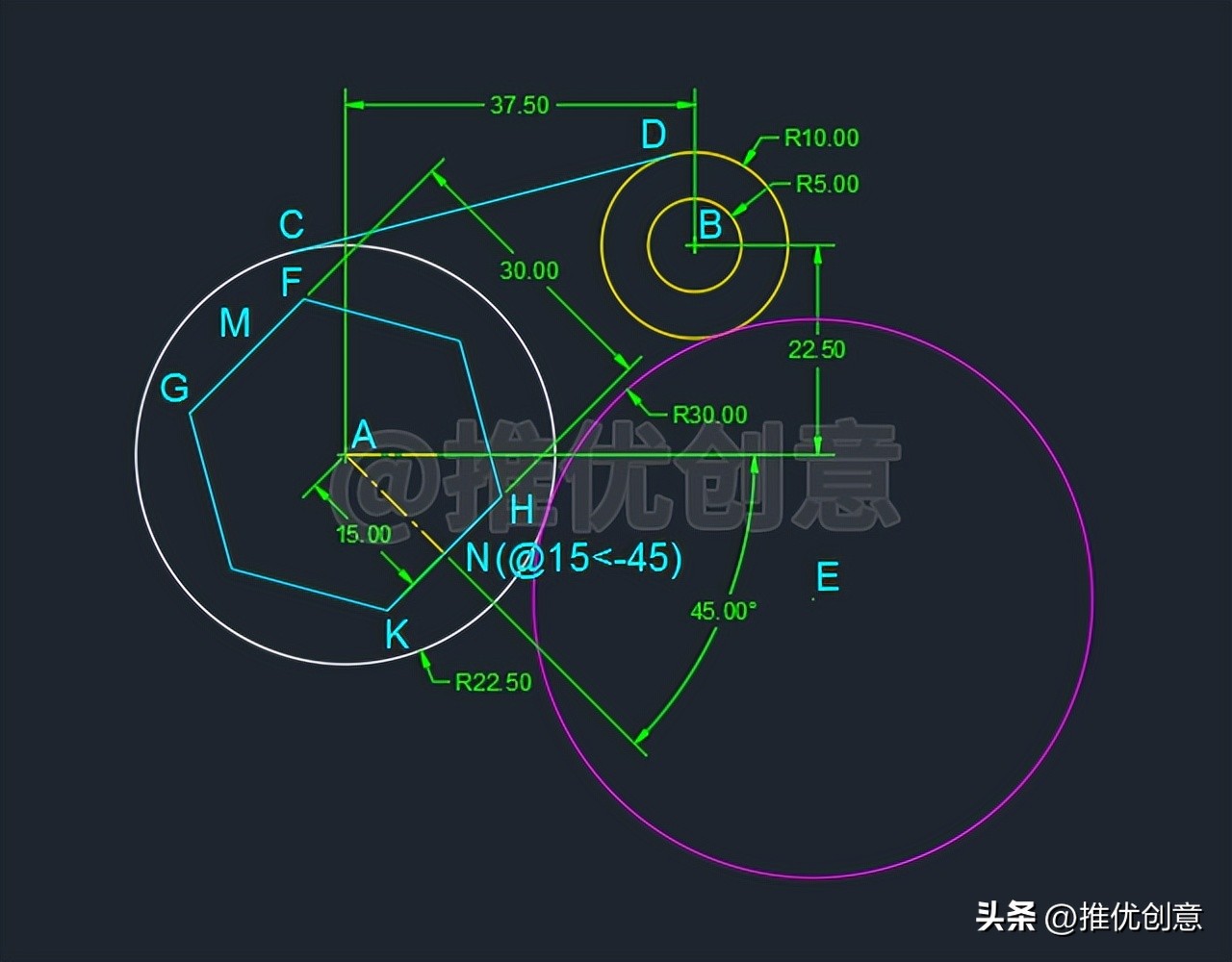 cad的机械制图初学入门图,cad机械制图与识图教程