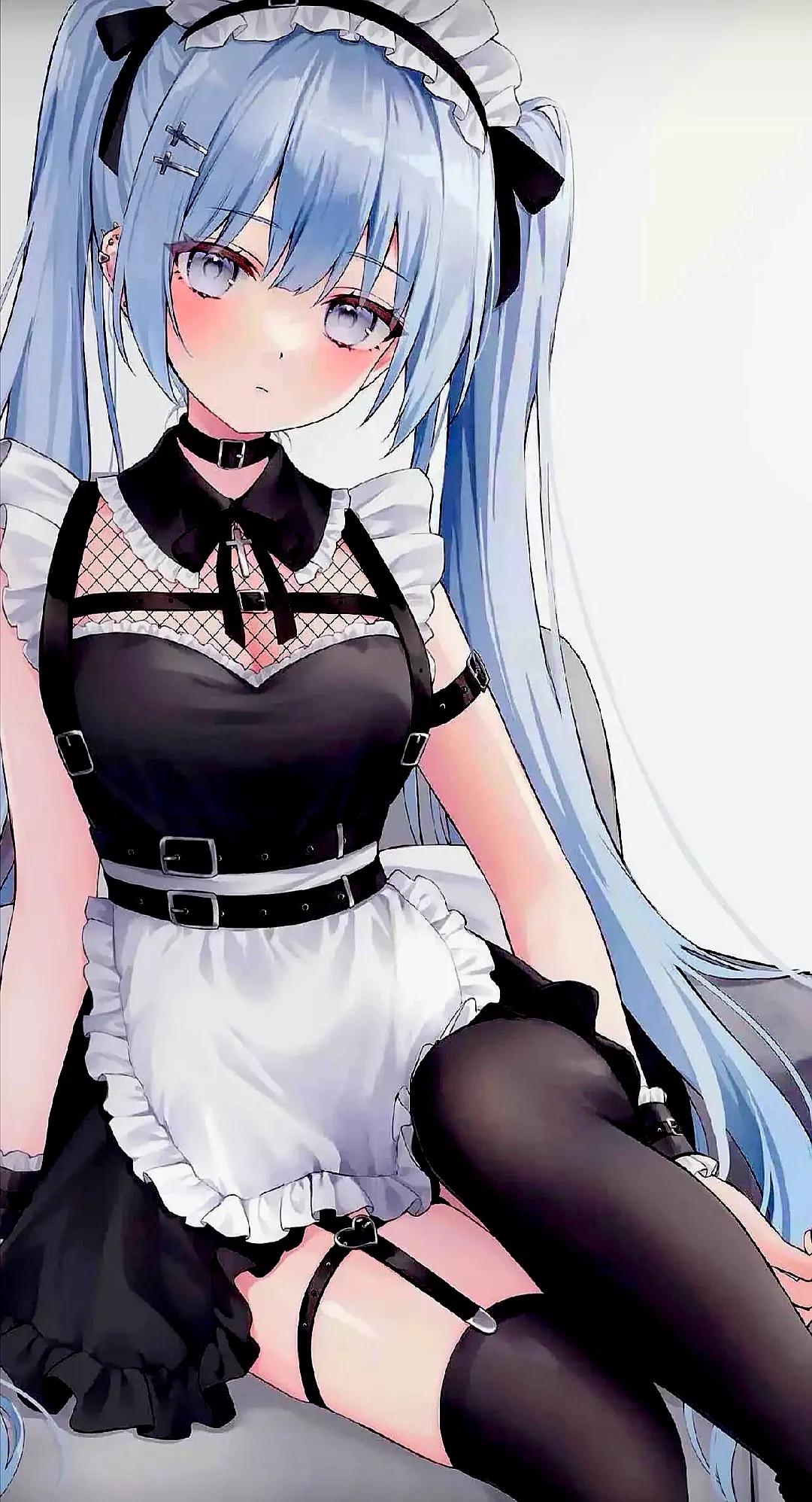 二次元3d动漫美女壁纸手绘,ai二次元壁纸动漫美女