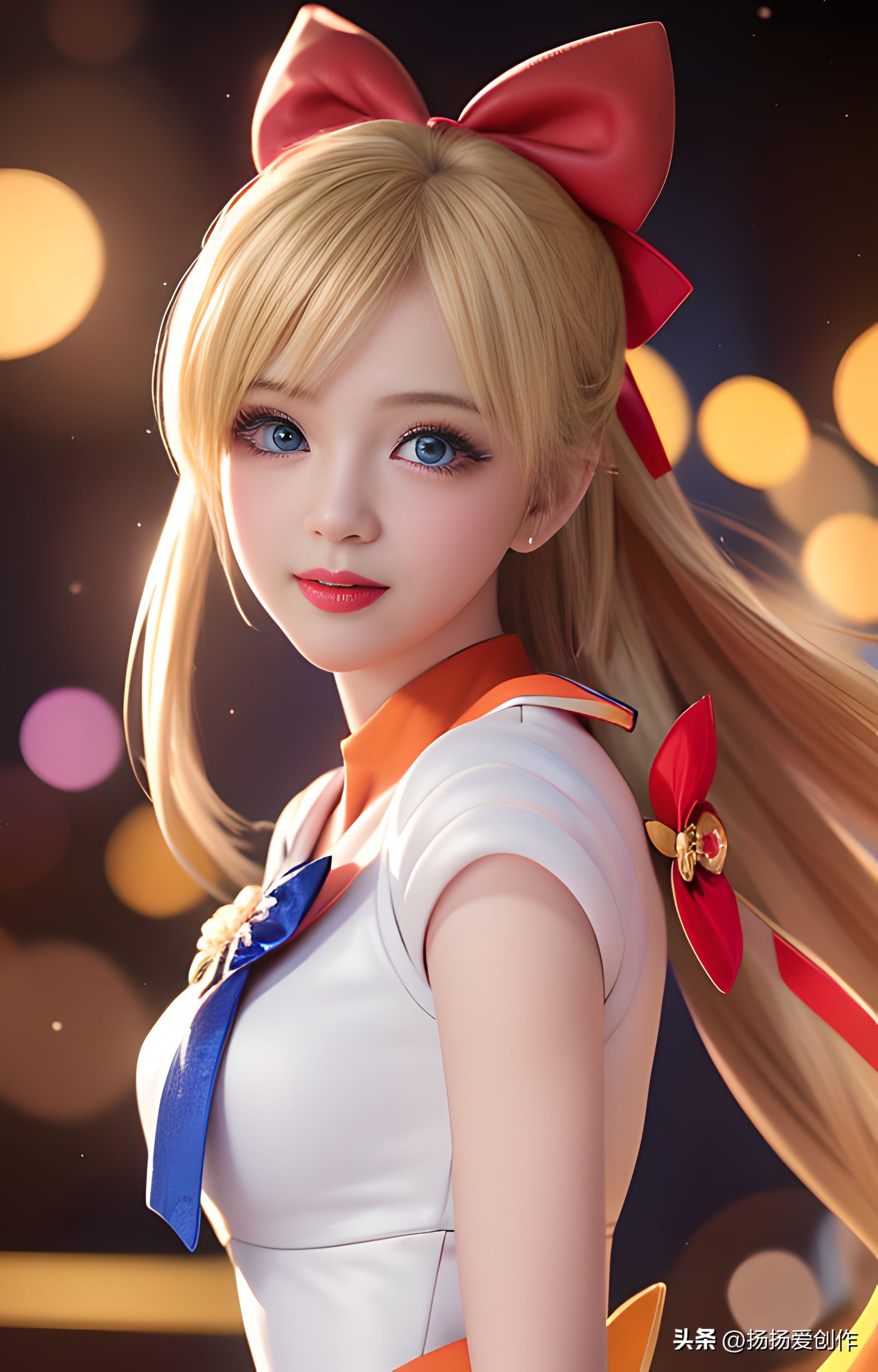 AI绘画-美少女战士爱野美奈子