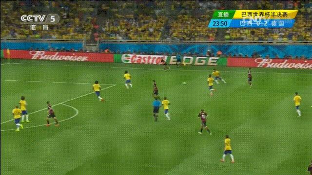 巅峰巴西桑巴军团,2014巴西世界杯米内罗惨案