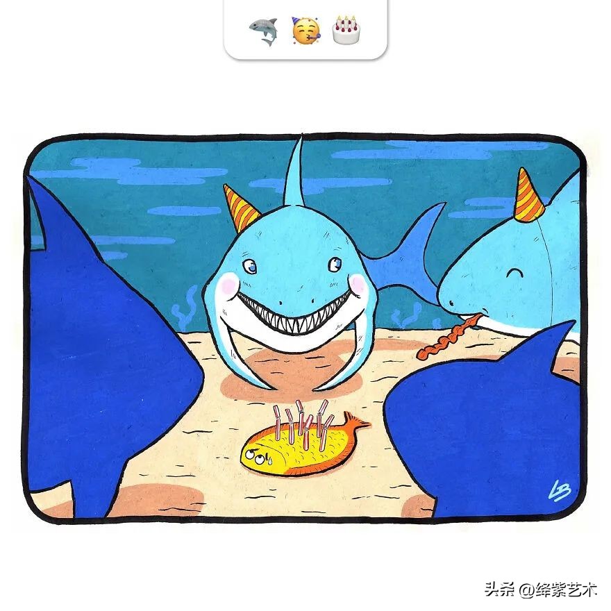 这组“符号”插画火了，你尽管出题，画不出来算我输