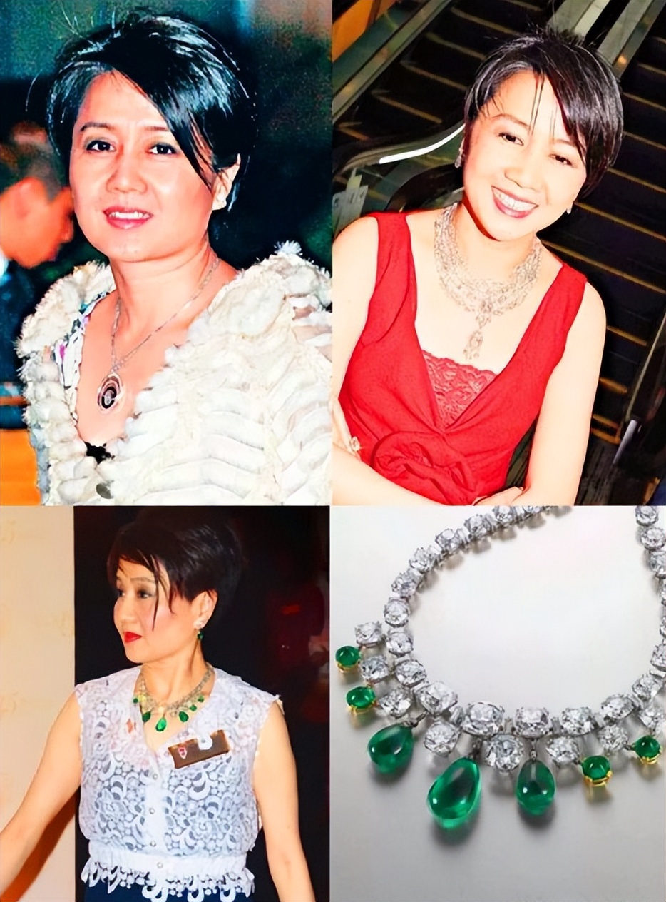 赌王四太三太翡翠项链对比,赌王三太翡翠项链