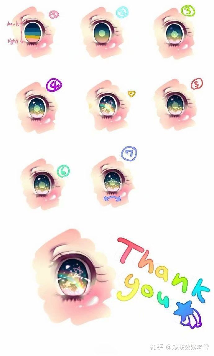 动漫古代美女的眼睛素描怎么上色,漫画教学入门零基础学画眼睛视频