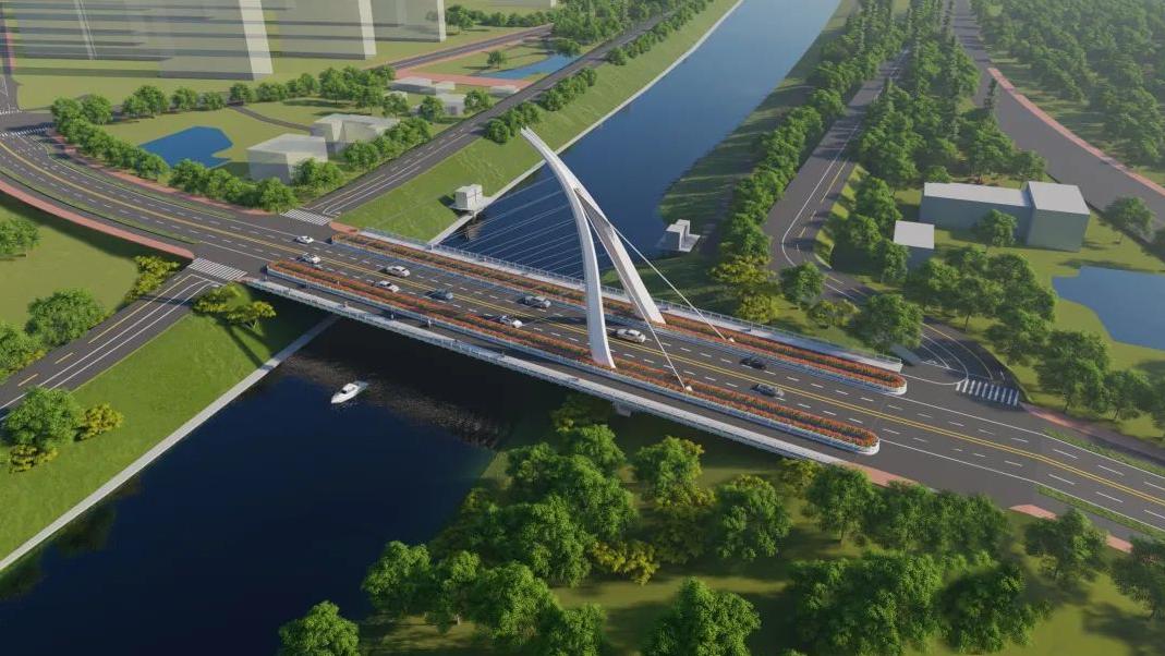 南京地铁11号线效果图,航拍南京地铁11号线旁超大公园