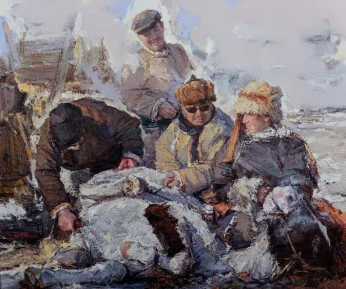 中央民族大学夏展油画作品,油画作品欣赏山东艺术学院