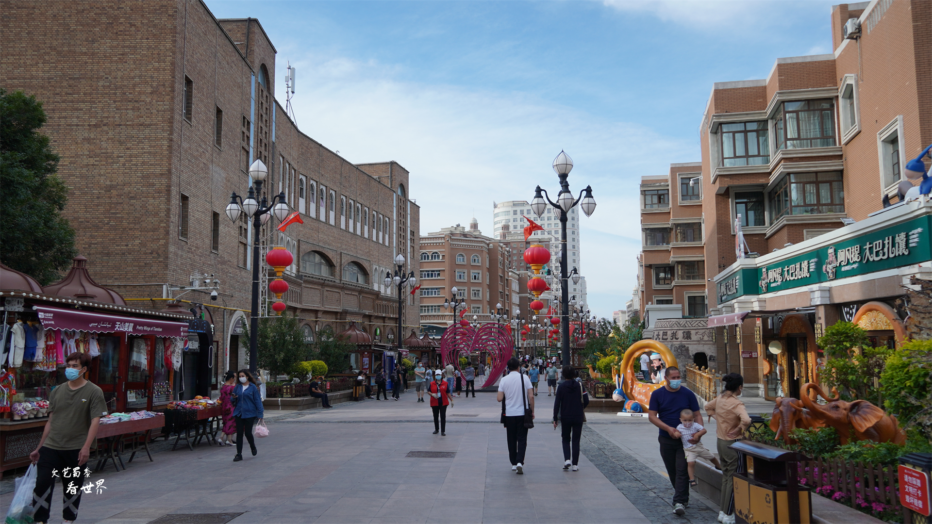 乌鲁木齐国际大巴扎的冬日美景,新疆国际大巴扎景区旅游攻略