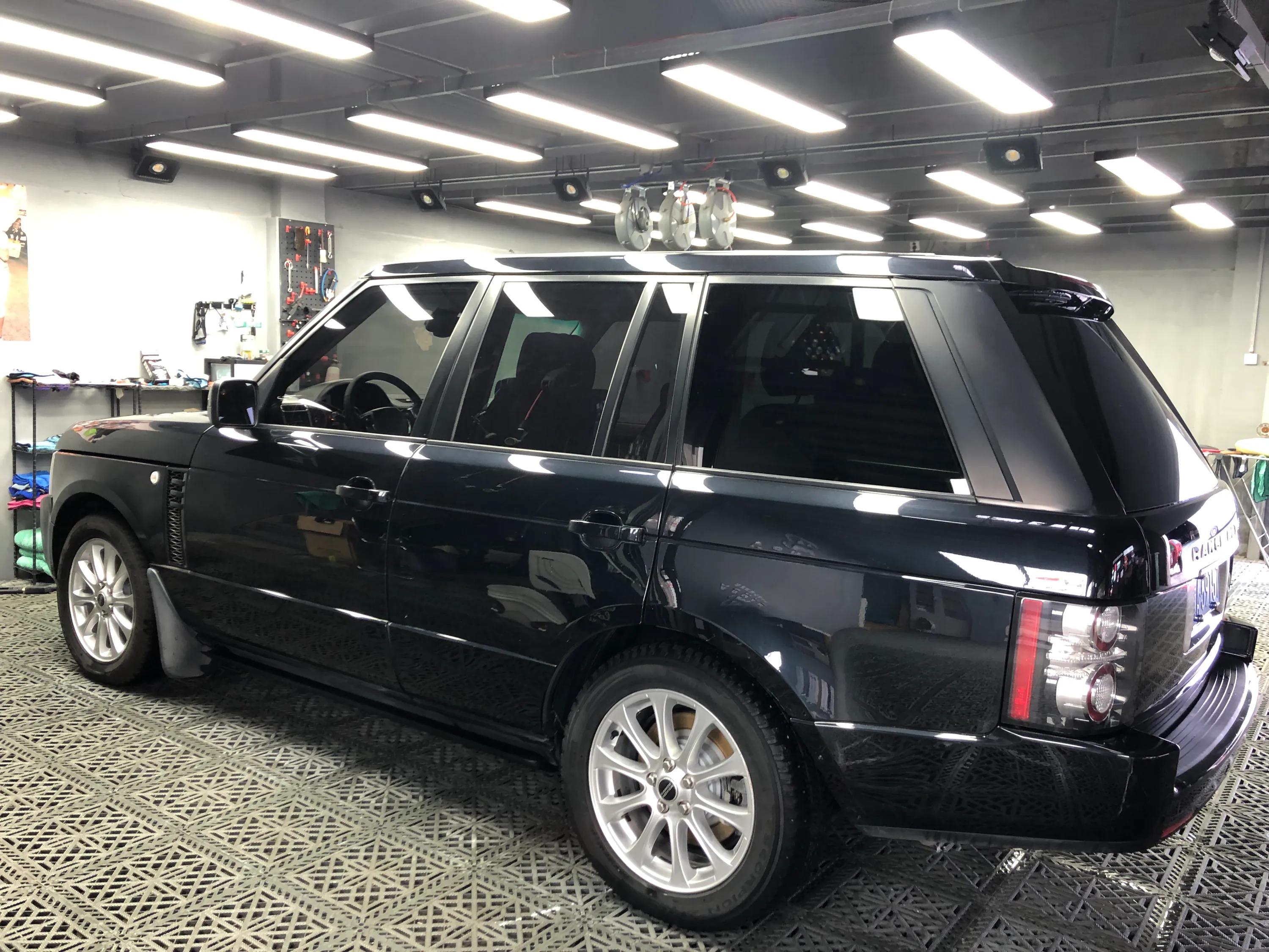 奔驰车漆面镀晶完美收工,漆面纳米镀晶是什么来的