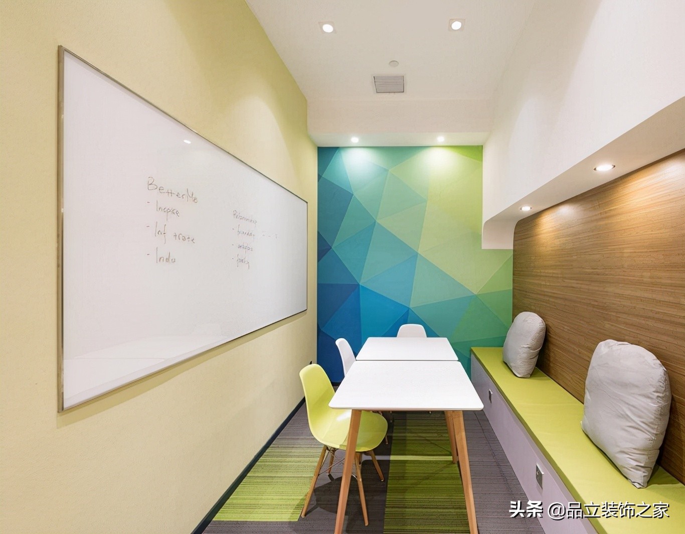 英语培训机构装修设计效果图,90平英语培训机构装修风格案例