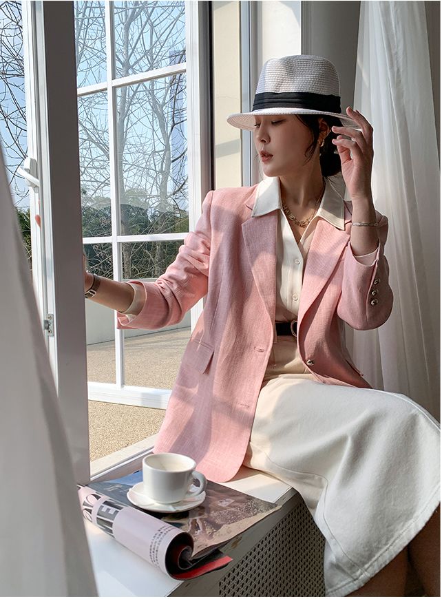 西装半身裙怎么穿显年轻活力,西装半身裙怎么穿更好看