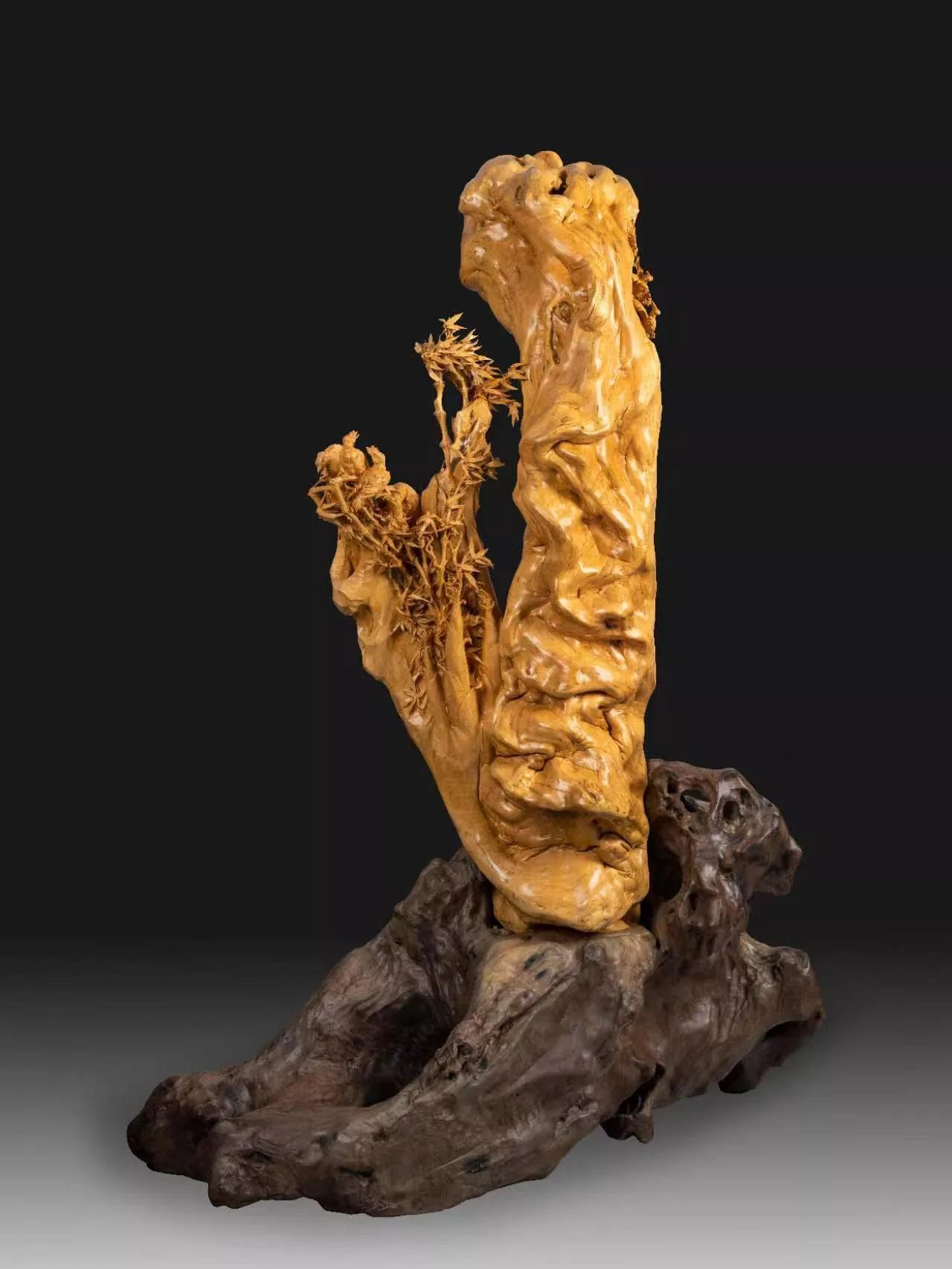 中国工艺美术大师虞定良黄杨木雕精品欣赏